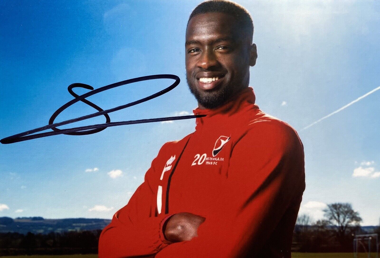 Mohamed Eisa Genuine Hand Signed 6X4 Cheltenham Town Photo Poster painting 2