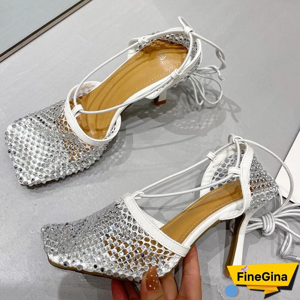 Yellow Fashion Casual Sequins Patchwork Rhinestone Square Out Door Shoes