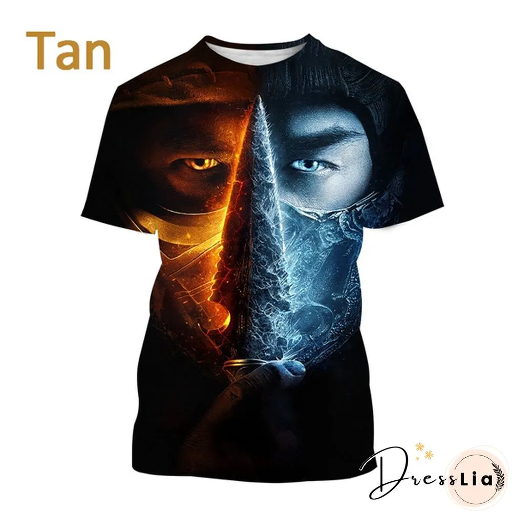 New Mens Fashion Print T-Shirt