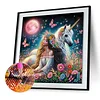 Unicorn Girl - Crystal Rhinestone Diamond Painting