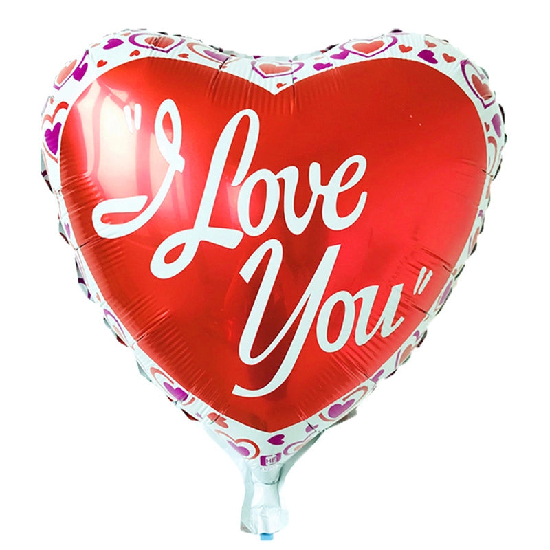 Vacation Minimalist Heart Shape Aluminum Film Travel Daily Balloons