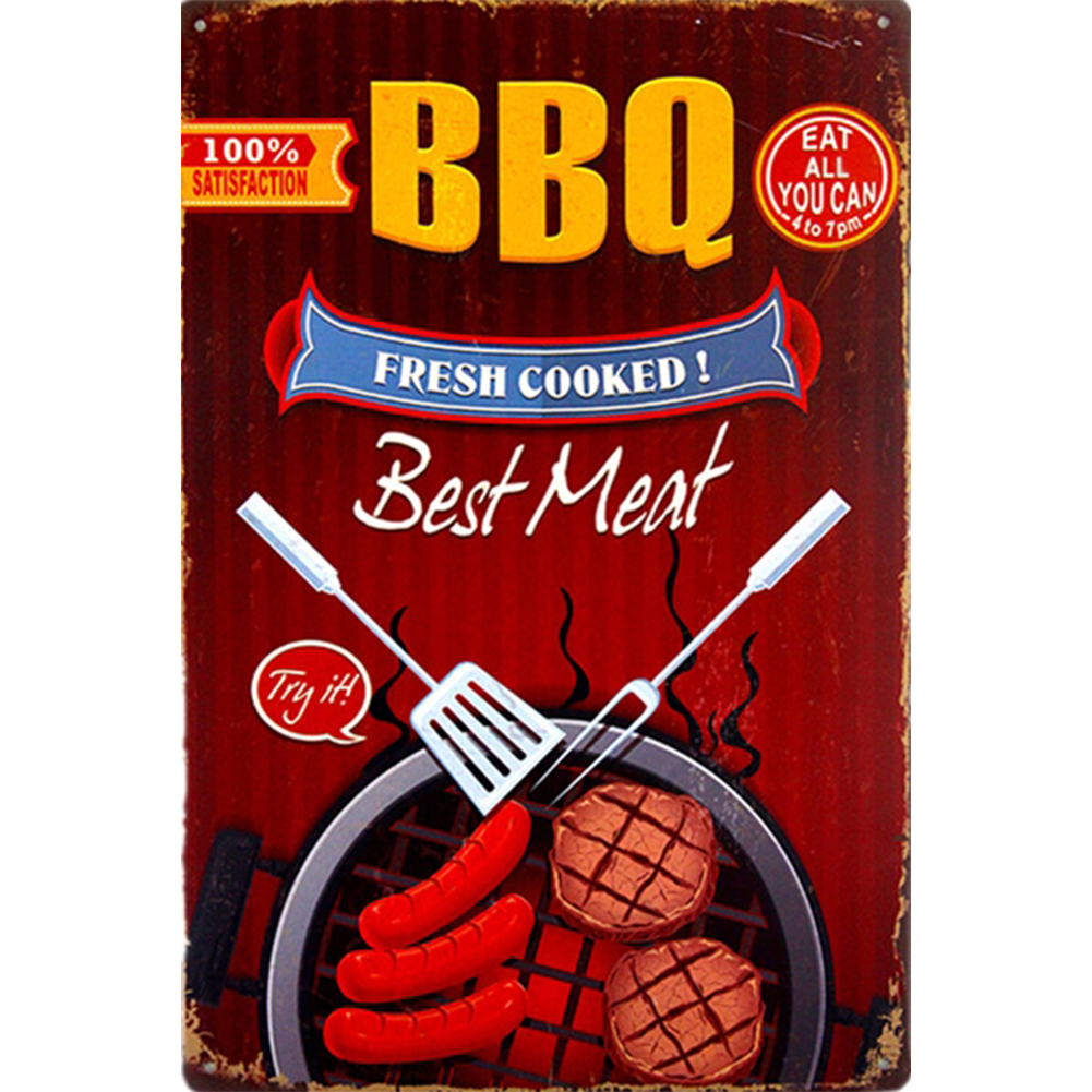 

Retro Barbecue - Round Drill Diamond Painting - 30*50CM, 501 Original