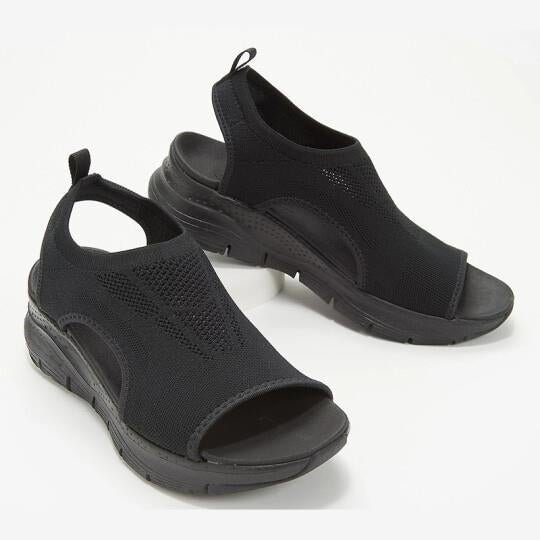 Ladies Knit Comfort Sandals