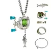 🎣 Fishing Reel Jewelry Set