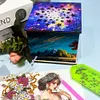 uk.everydayedeals Diamond Painting Luminous Portable Vacuum Suction Pen Accessories Tool - Sunset Trees