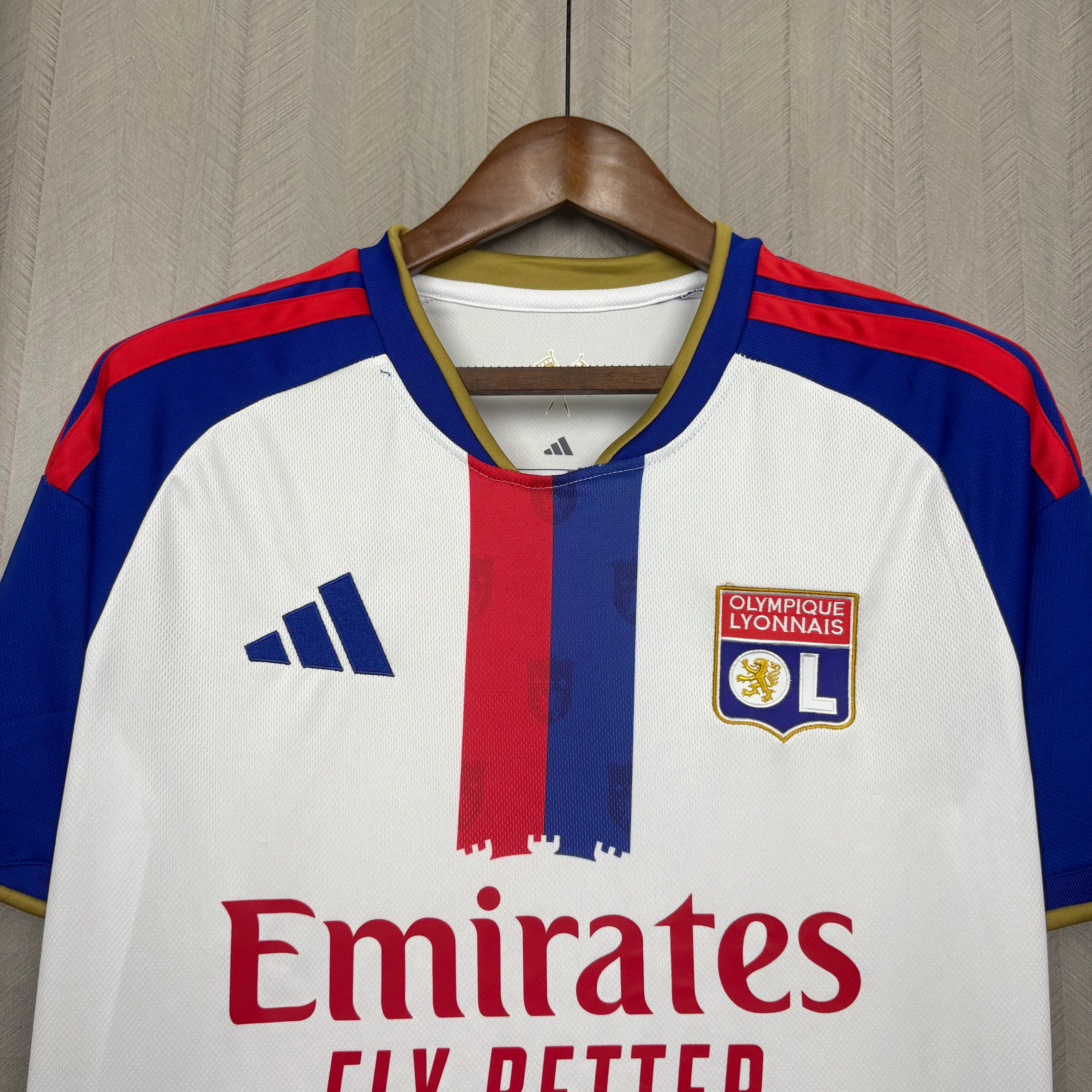 26/27 Lyon Home Football Shirt Thai Quality