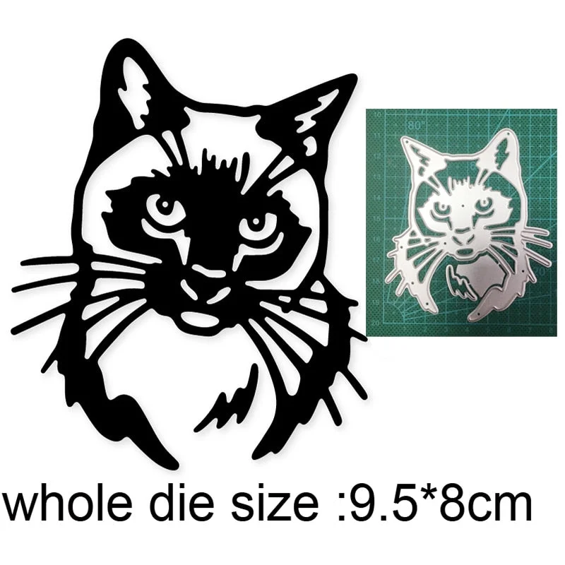 Fox Bear Owl Craft Dies Metal Cutting Dies Cut Die Mold Cat Catching Butterfly Scrapbooking Dies Paper Knife Mould Blade Punch