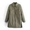 Women's Shirts Jackets Thin Parka Oversize