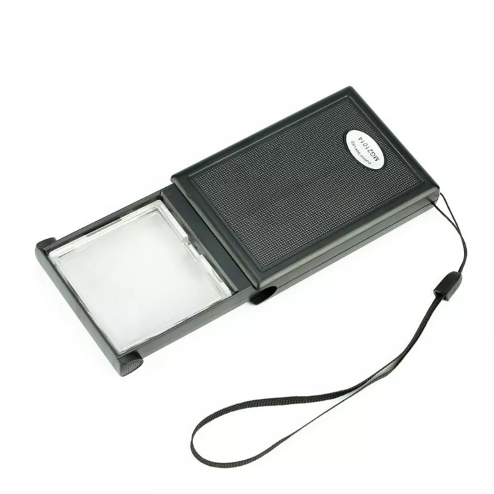 

3X Drawer Type Magnifier Magnifying Glass Square Microscope with LED Light, 501 Original