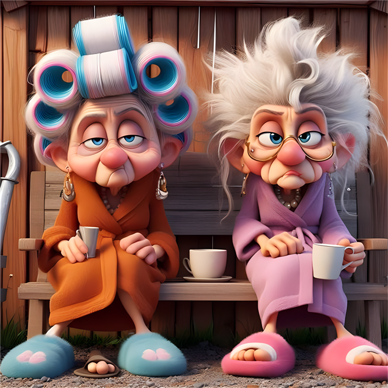 Diamond Painting - Full Round Drill - Grandma(Canvas|40*40cm)