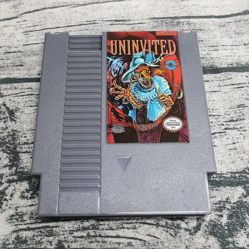 Uninvited For Nintendo NES - 8 Bit Game Cartridge