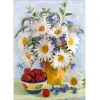 Flowers And Strawberries  | Full Round Diamond Painting Kits