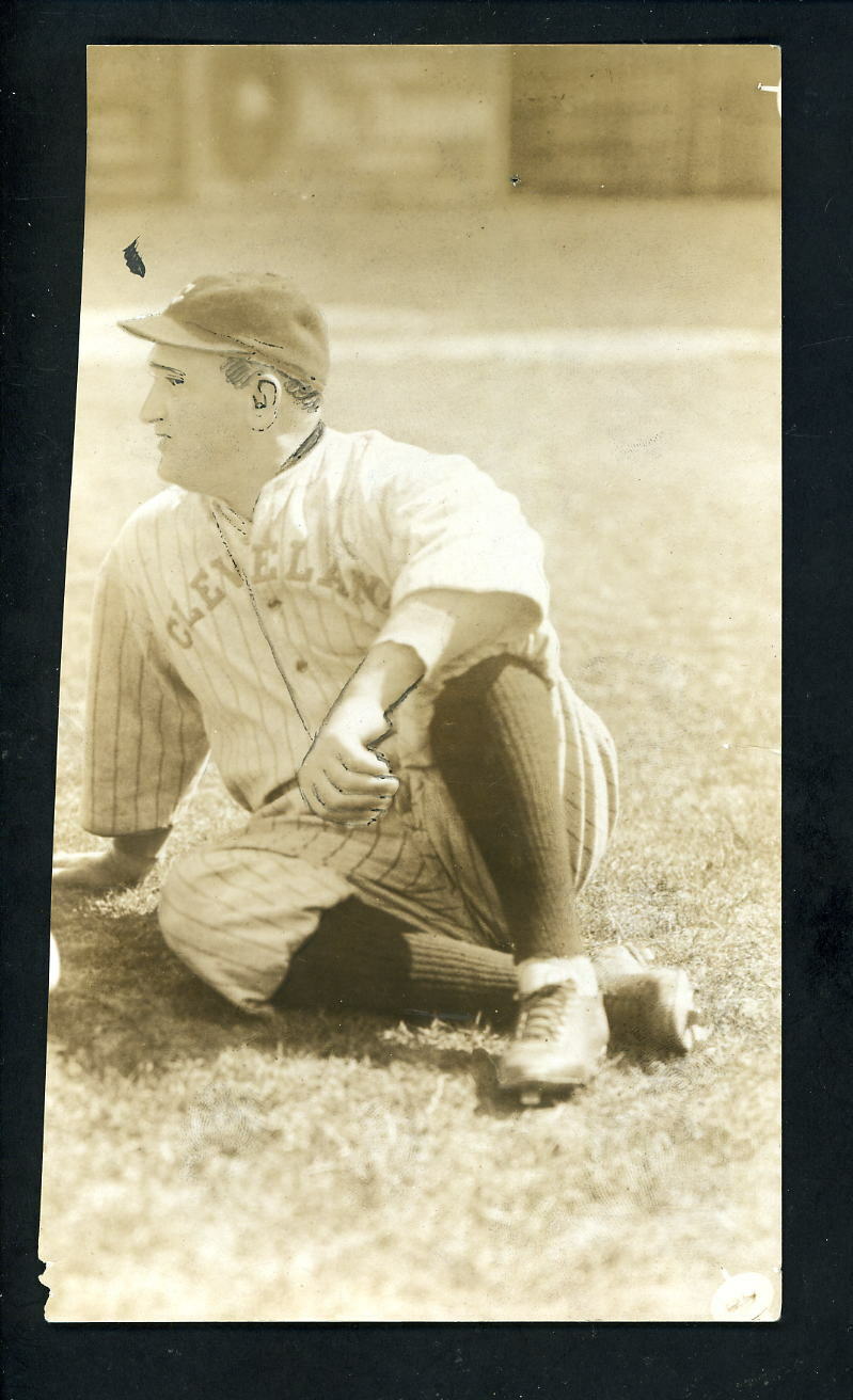 Lee Fohl 1919 Type 1 Press Photo Poster painting Cleveland Indians Manager