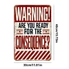 Warning - Vintage Metal Signs(12*16Inch) - Warning
