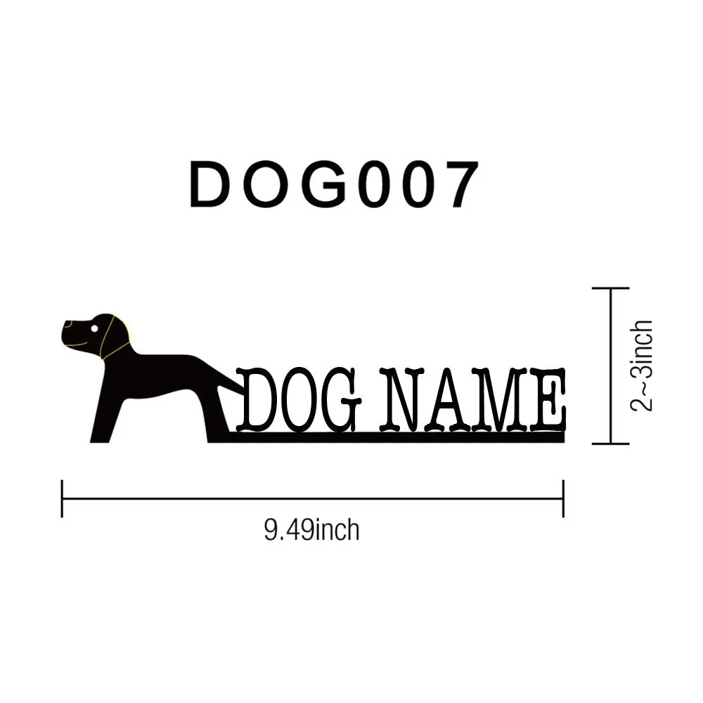 Customizable Dog Wood Names Figurines Home Decor Personalized Puppy Carved Ornament For Home Decoration Modern