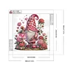 >SALE<5D DIY Partial Special Shaped Drill Diamond Painting Heart Gnome Decor 30x30cm