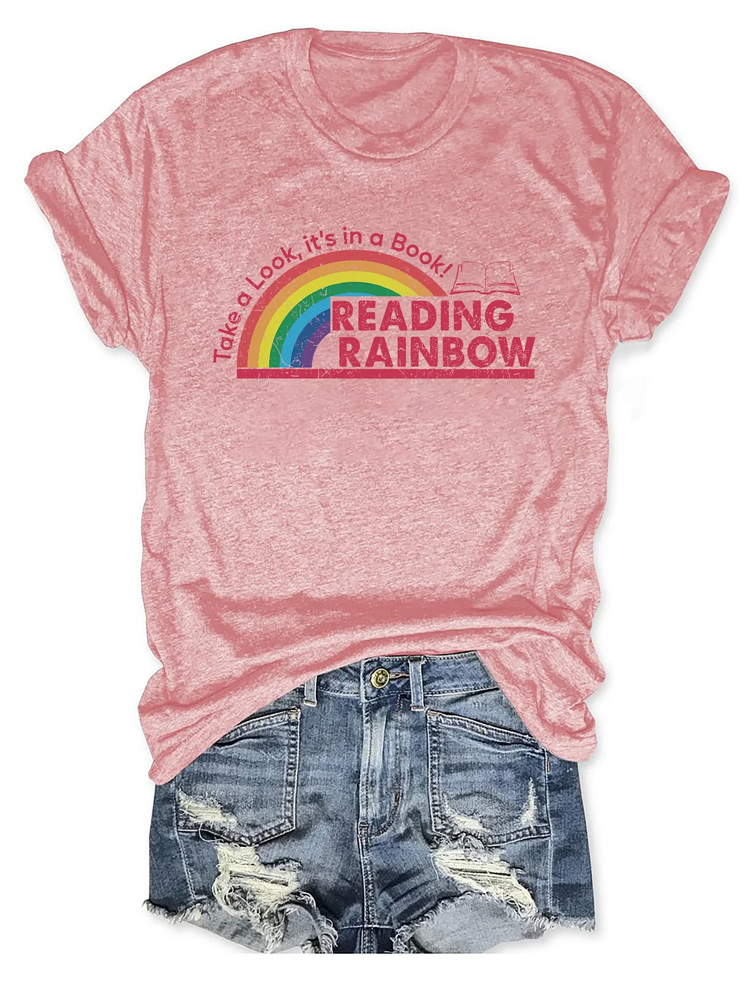 Take A Look It's In A Book Reading Rainbow T-shirt