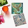 (US Only)6PCS DIY Diamond Art Greeting Cards Creative Birthday Card Kit Gifts (Animal)