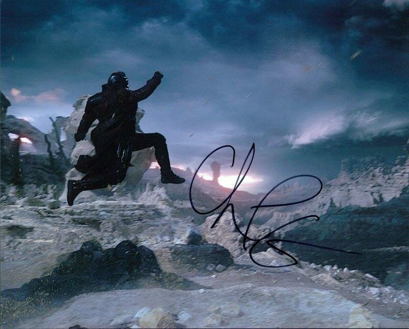 Chris Pratt authentic signed celebrity 8x10 Photo Poster painting W/Cert Autographed C1