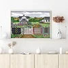 (Counted/Stamped)Autumn Manor-14CT Cross Stitch 42*32cm/16.54*12.6in