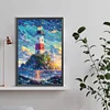 Diamond Painting-DIY Full Round Drill Lighthouse（40*60CM)