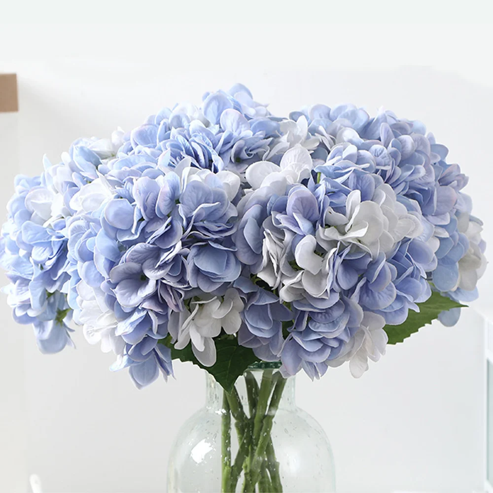 Blue Hydrangea Silk Flower - 21"