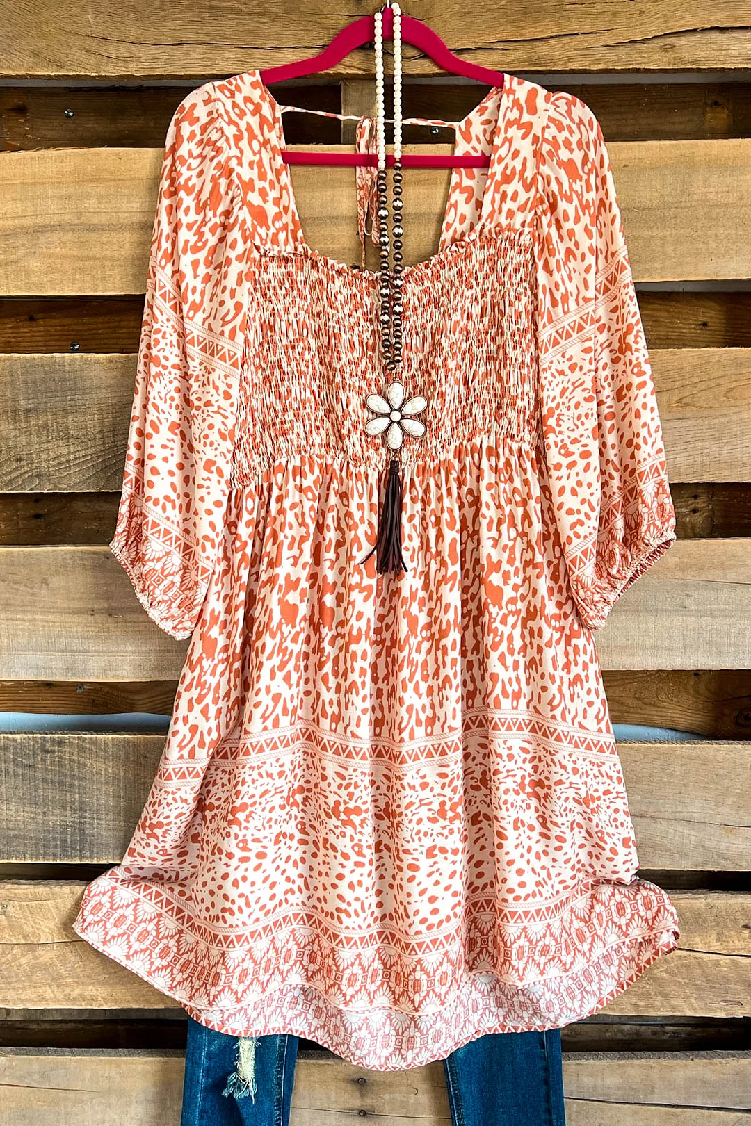 It Could Be You Dress - Salmon Mix