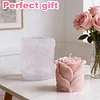 Rose Bud Candle Silicone Mould DIY Flower Aromatherapy Candle Mould Reusable Handmade Soap Silicone Moulds for Valentines Day Wedding Handicraft Souvenir (Valentine Day B)