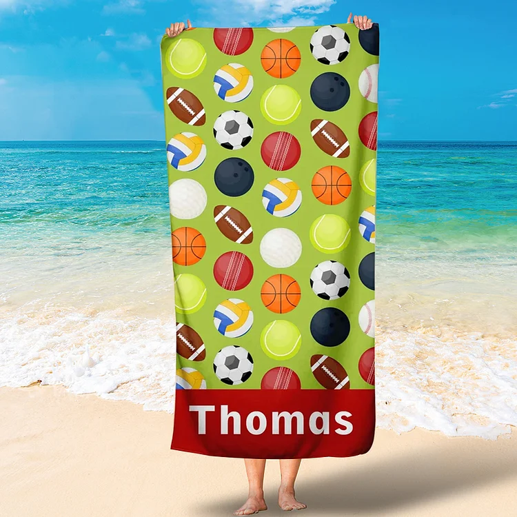 BlanketCute-Personalized Bath Towel with Your Name | 30