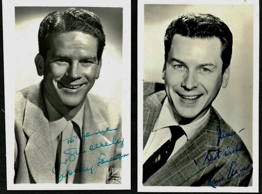 Vintage SNOOKY LANSON & RUSSELL ARMS Signed Photo Poster paintings - Your Hit Parade