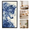 (US Local)Wolf -11CT Stamped Cross Stitch Kit(40x70cm)