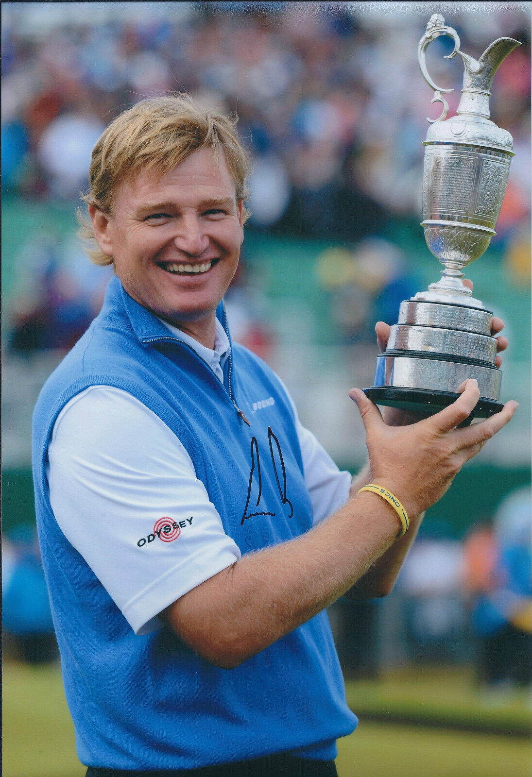 Ernie ELS SIGNED AUTOGRAPH 12x8 Photo Poster painting AFTAL COA 2012 LYTHAM GOLF Champion RARE