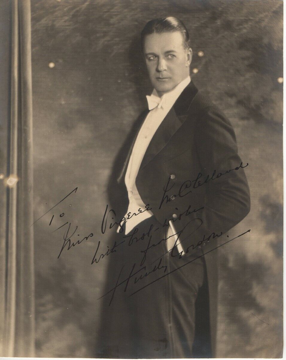 Huntley Gordon Signed Autographed 8X10 Photo Poster painting Silent Film Actor BAS BA70410