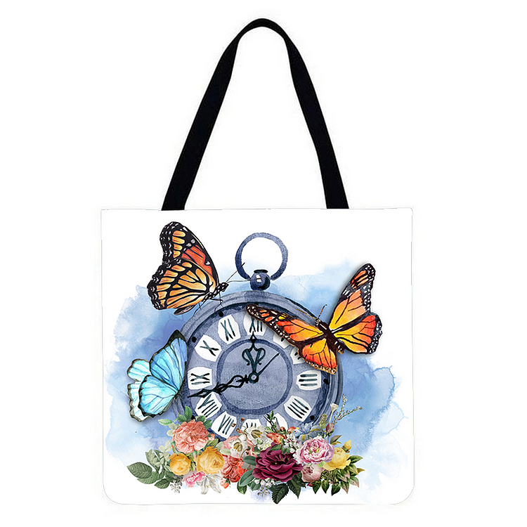 Butterfly - Linen Tote Bag