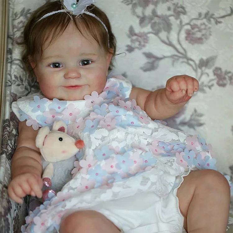 17 Nathalia Realistic Toddler Reborn Baby Girl, Reborn Collectible Baby  Doll Has Coos and Heartbeat