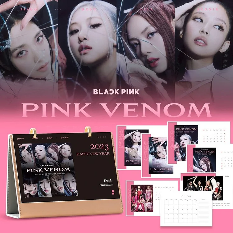 BLACKPINK Pink Venom 2023 Leather Calendar