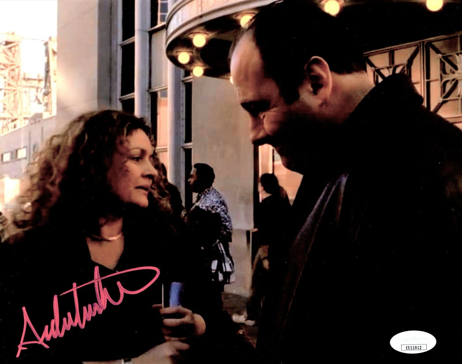 AIDA TURTURRO Signed Photo Poster painting - SOPRANOS - JSA Certified