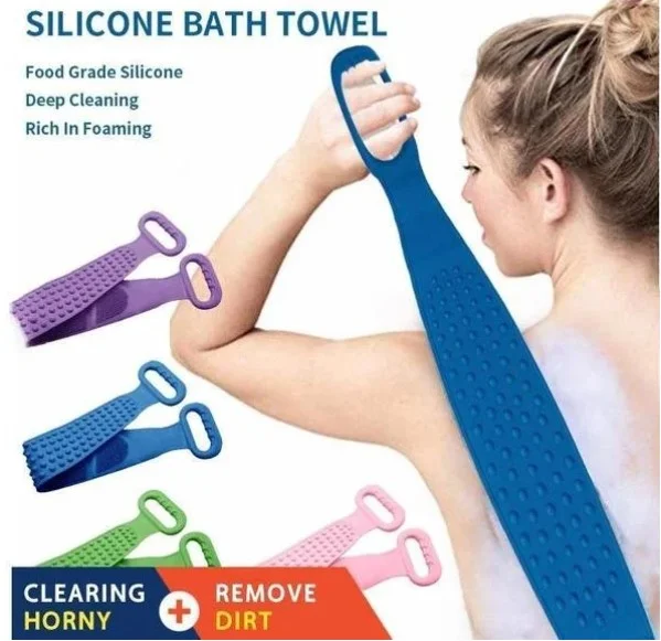 Musedesire BUY 1 FREE 1 Silicone Bath Towel