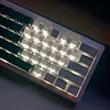 &ldquo;Love&rdquo; transparent side-engraved translucent keycaps OEM height Wooting ATK68 magnetic axis PC translucent keycaps
