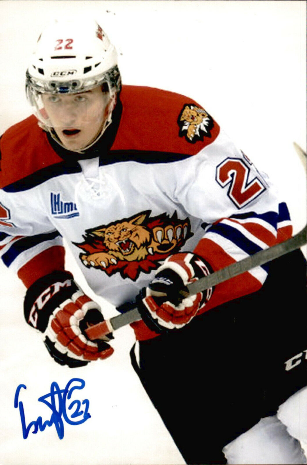 Ivan Barbashev SIGNED 4x6 Photo Poster painting MONCTON WILDCATS / RUSSIA / ST LOUIS BLUES #3