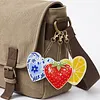 12pcs Romantic Element Double-Sided DIY Diamond Painting Keychain Kit