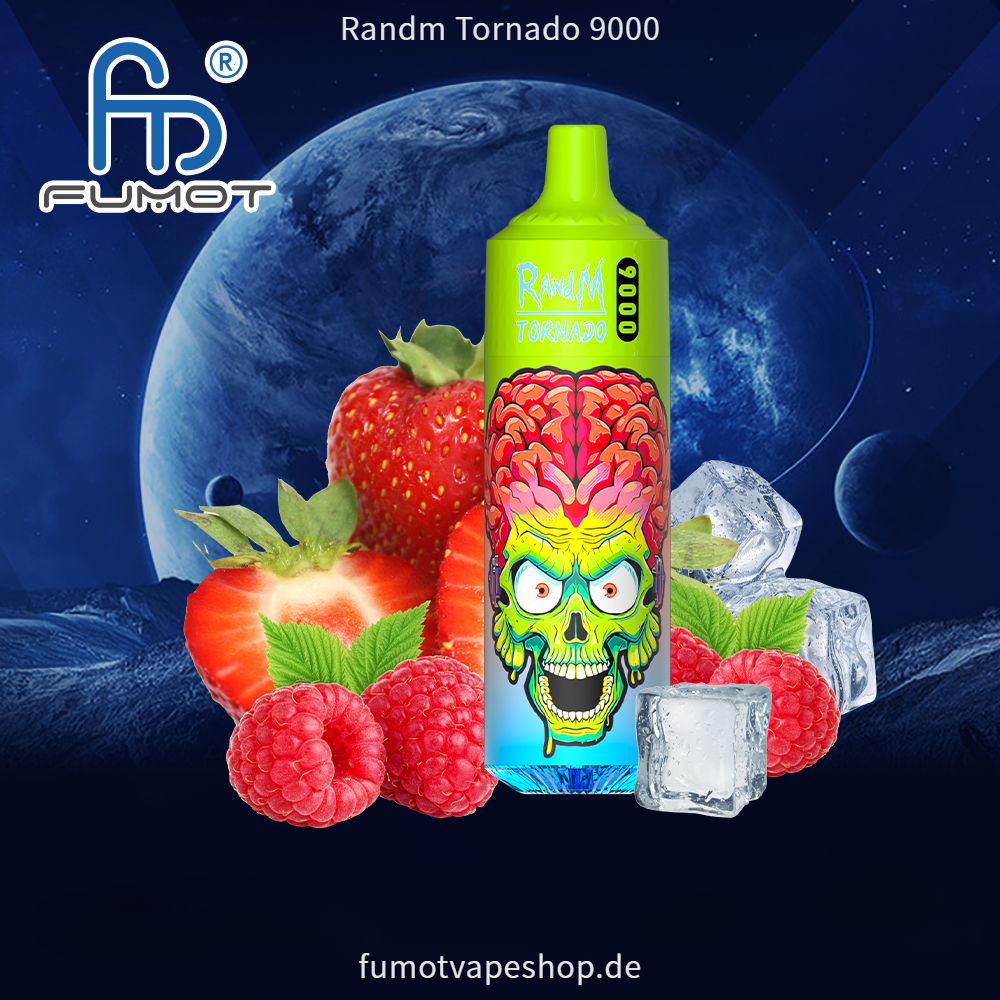Randm Tornado 9000 Erdbeer-Himbeer-Eis  fumotvapeshop