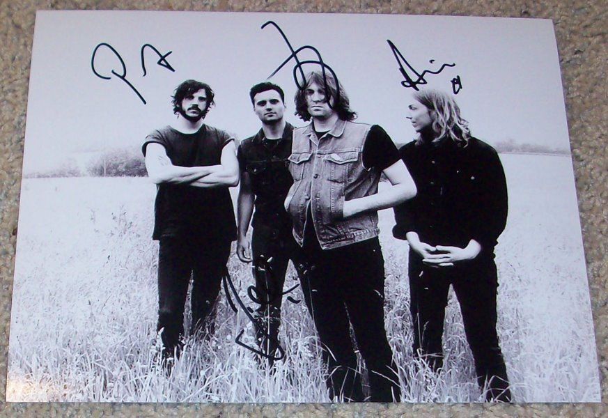 THE VACCINES BAND SIGNED AUTOGRAPH 8x10 Photo Poster painting F w/PROOF JUSTIN HAYWARD-YOUNG +3