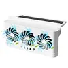 Solar Car Exhaust Fan with 3 Air Outlets Car Radiator Cooling Fan for All Cars