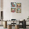 (US Only)4pcs Xmas - Diamond Painting - Partial Special Shaped Drill (Canvas|30*30cm)