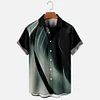 Gioiacombo&trade; Camicia a maniche corte da uomo Starlight Element Loose