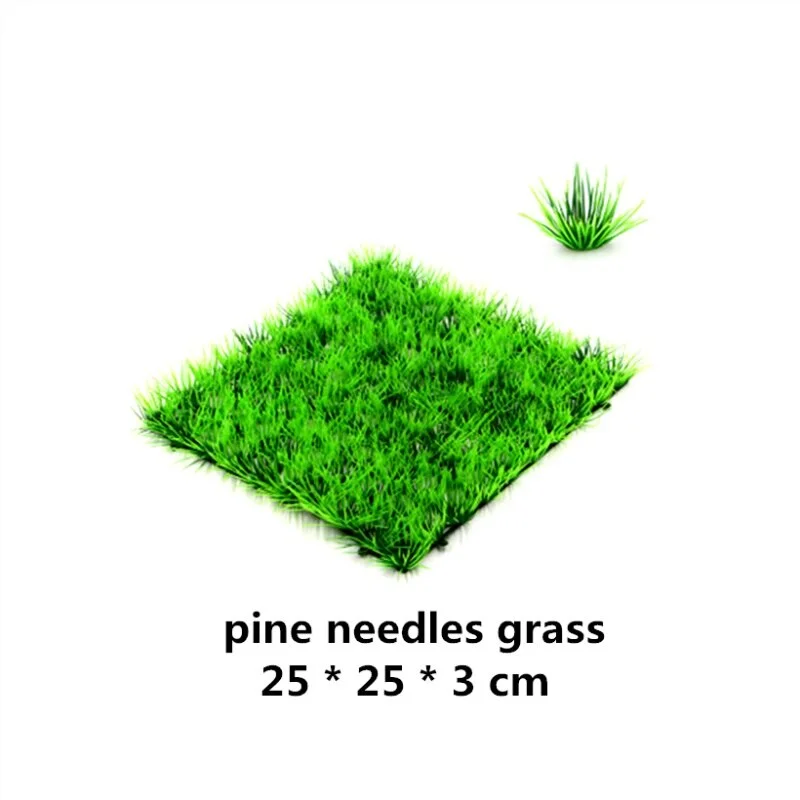 4 Style Artificial Green False Water Plant Lawn Aquarium Accessories Simulated water plant Environmental Plastic