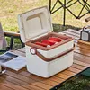 6L Camping Cooler Box Insulated Ice Chest Portable Ice Bucket for Outdoor Use