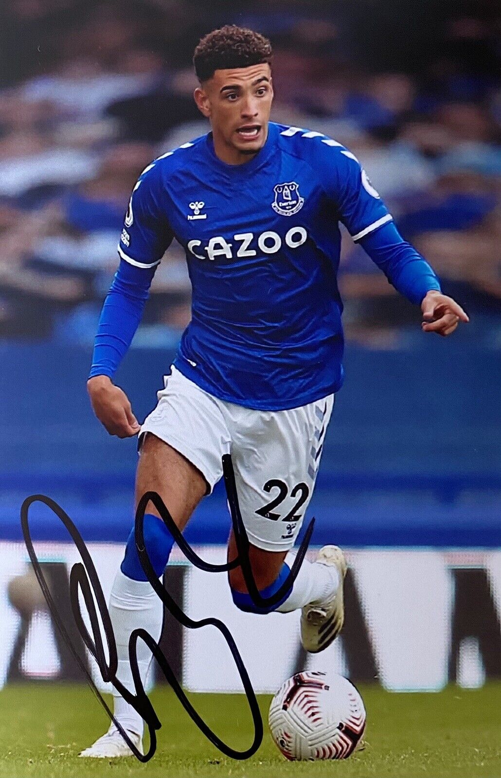 Ben Godfrey Genuine Hand Signed Everton 6X4 Photo Poster painting