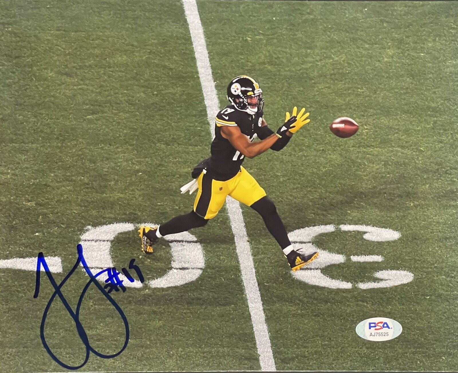 Juju Smith Schuster Signed Autographed Pittsburgh Steelers 8x10 Photo Poster painting PSA/DNA